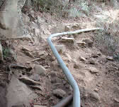 CSW005 Narrow crossing beside pipes